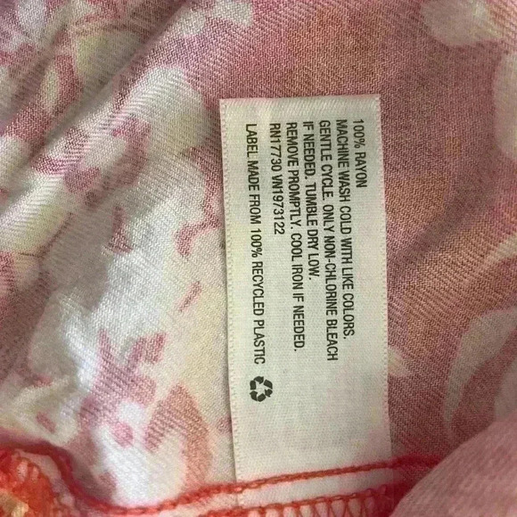 Wild Fable Orange Cream button-ip crop short sleeve - Picture 5 of 7